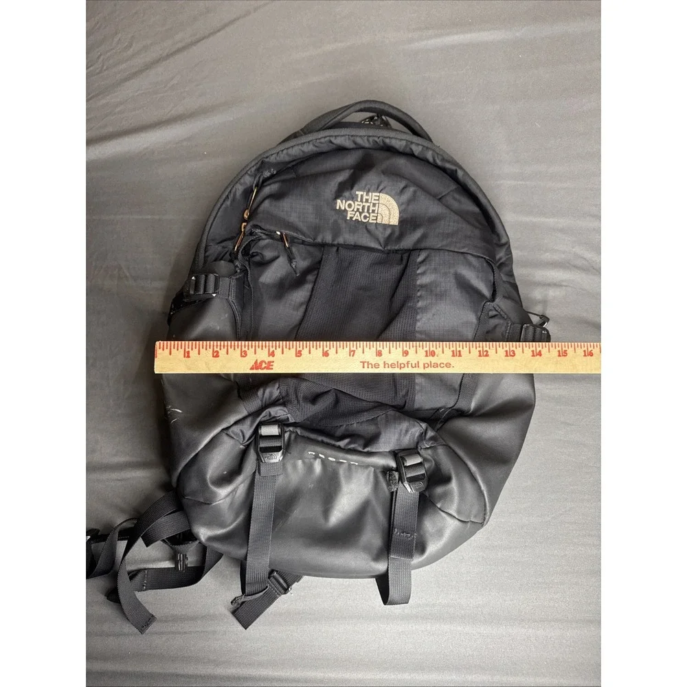 The North Face‎ Women's Recon Luxe Backpack, TNF Black/Burnt Coral, OS - USED